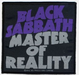 kleiner Aufnäher Black Sabbath Master of Reality 