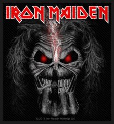 kleiner Aufnäher Iron Maiden Eddie Candle Finger 