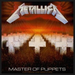 kleiner Aufnäher Metallica Master of Puppets 