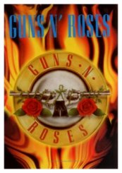 Flagge Guns'n Roses Burning Logo 