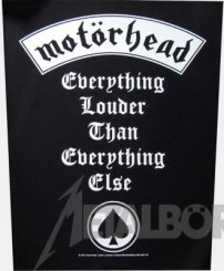 Rückenaufnäher Motörhead Everything louder ...... 