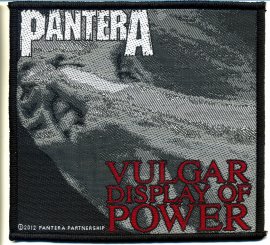 kleiner Aufnäher Pantera Vulgar Display of Power 