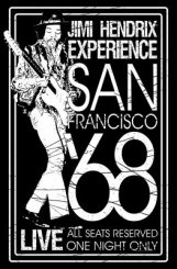 Flagge Jimi Hendrix San Francisco 68 