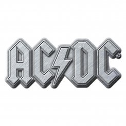 Pin AC/DC Metal Logo 