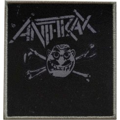 kleiner Aufnäher Anthrax Crossbones 
