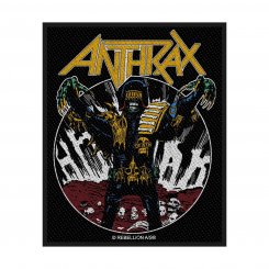 kleiner Aufnäher Anthrax Judge Death 