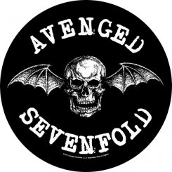 Rückenaufnäher Avenged Sevenfold Bat Skull 