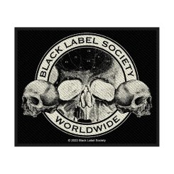 kleiner Aufnäher Black label Society Skulls 