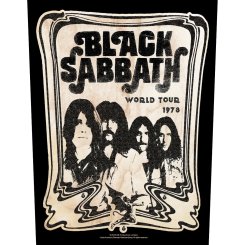Rückenaufnäher Black Sabbath Poster 