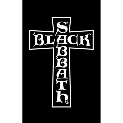 Flagge Black Sabbath Cross 