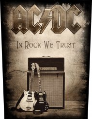 Rückenaufnäher AC/DC In Rock we Trust 