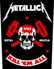 Rückenaufnäher Metallica Militia 
