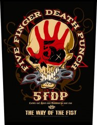 Rückenaufnäher Five Finger Death Punch The Way of the Fist 