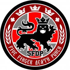 Rückenaufnäher Five Finger Death Punch Legionary Seal ( rund ) 