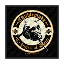 kleiner Aufnäher Candlemass 40 Years of Doom 