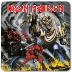 Untersetzer Iron Maiden Number of the Beast 