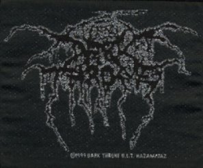 kleiner Aufnäher Dark Throne Silver Logo 