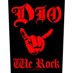 Rückenaufnäher Dio We Rock 