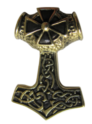 Kette Thors Hammer with Iron Cross 