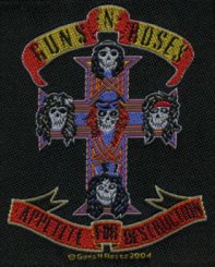 kleiner Aufnäher Guns 'n' Roses Appetite for Destruction 