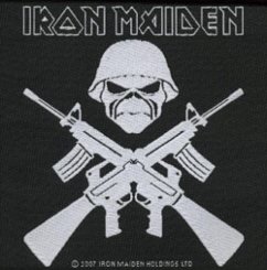 kleiner Aufnäher Iron Maiden Crossed Guns 