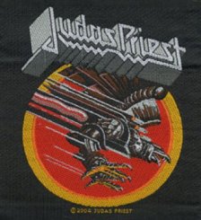 kleiner Aufnäher Judas Priest Screaming for Vegeance Album Cover 