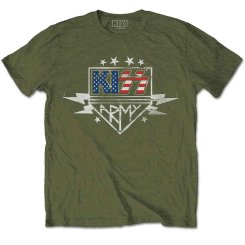 T-Shirt Kiss Army vintage ( oliv ) 