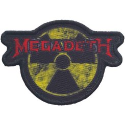 kleiner Aufnäher Megadeth Hazard Logo 
