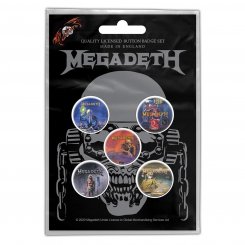 Button Set Megadeth Classic Albums 