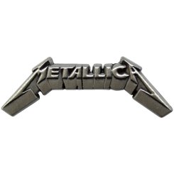 Pin Metallica 3D Logo 