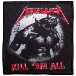 kleiner Aufnäher Metallica Kill 'em all 