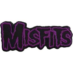 kleiner Aufnäher Misfits Violet Logo 