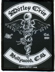 kleiner Aufnäher Mötley Crüe Hollywood CA 