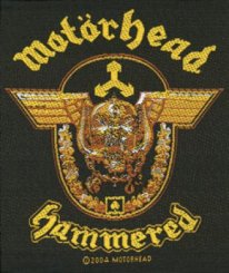 kleiner Aufnäher Motörhead Hammered 
