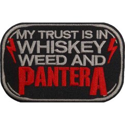 kleiner Aufnäher Pantera Whiskey 