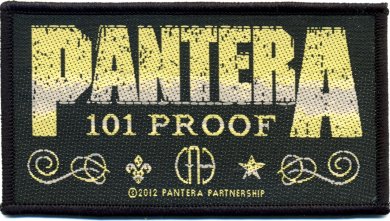kleiner Aufnäher Pantera 101 Proof 