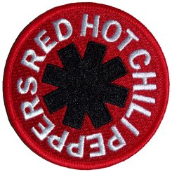 kleiner Aufnäher Red Hot Chili Peppers Logo 