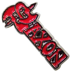 Pin Saxon Red Logo 