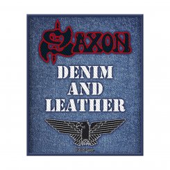 kleiner Aufnäher Saxon Denim and Leather 