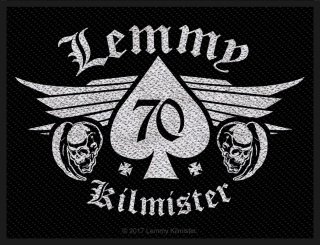 kleiner Aufnäher Motörhead Lemmy Kilmister 70 