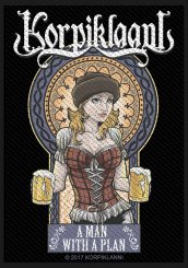 kleiner Aufnäher Korpiklaani A Man with a Plan 