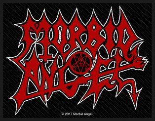 kleiner Aufnäher Morbid Angel Red Logo 