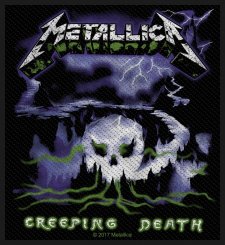 kleiner Aufnäher Metallica Creeping Death 