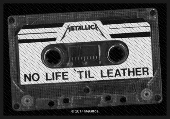 kleiner Aufnäher Metallica No Life 'til Leather 
