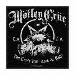 kleiner Aufnäher Mötley Crüe You can't kill Rock'n Roll 