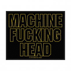 kleiner Aufnäher Machine Head Machine Fucking Head 