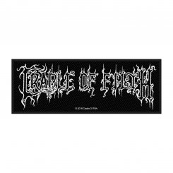 kleiner Aufnäher Cradle of Filth Logo Stripe 