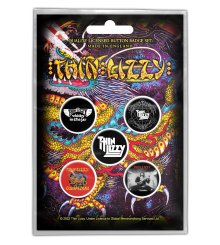 Button Set Thin Lizzy China Town 