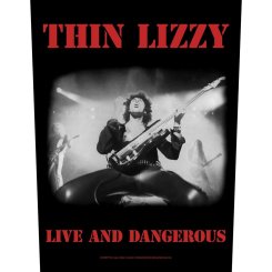 Rückenaufnäher Thin Lizzy Live and Dangerous 