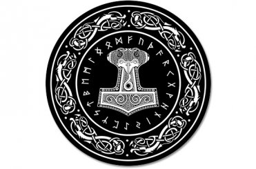 Teppich Thor Hammer 60 cm 